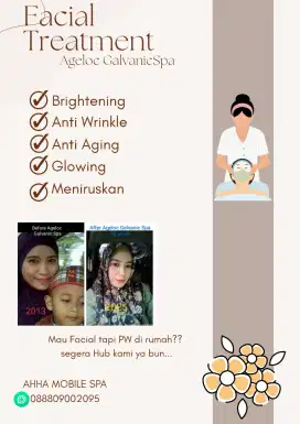 Jasa facial homespa treatment