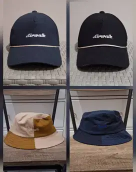 Topi AIRWALK - Casual Cap /Bucket Hat - Original 100%