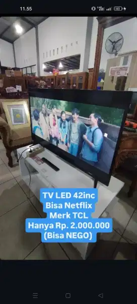 TCL 43 inc bekas