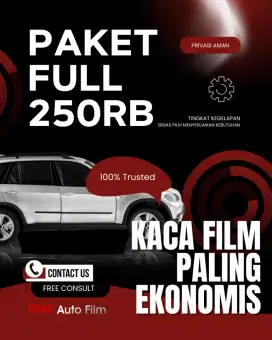Promo Kaca Film mobil full body 250rb