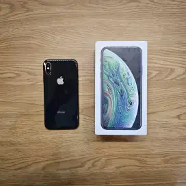 iPhone XS 256GB – Warna Hitam, Fullset, Mulus
