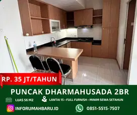 PUNCAK DHARMAHUSADA Luas 56m2‼️ Apartemen 2BR Furnish dekat UNAIR C