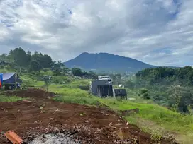 Tanah kontur luas 476m2 di puncak bogor akses mobil
