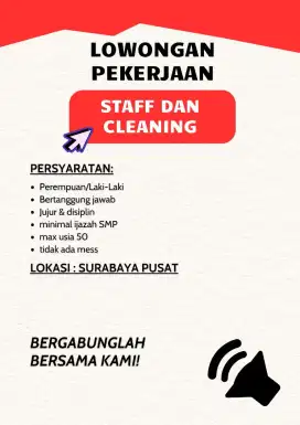 STAF DAN CLEANING SERVICE