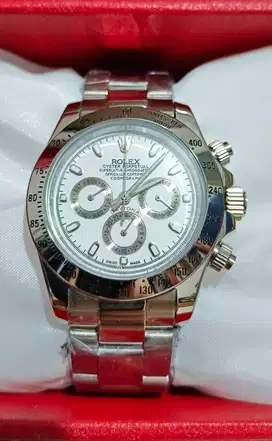 Rugi jam Rolex Daytona matic crono on all stainles beli di cruise 1,8j