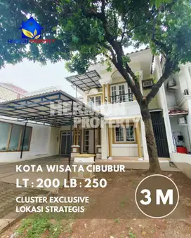 Rumah Exclusive selangkah ke Living world mall Kota Wisata , Bisa KPR