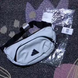 Adidas Lifestyle Ultramodern Waist Bag Unisex Grey JD5756 Ori