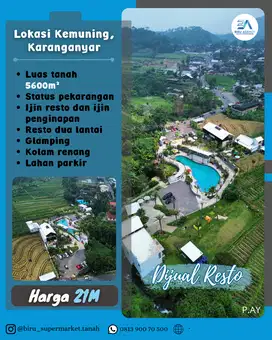 Dijual Resto Kemuning