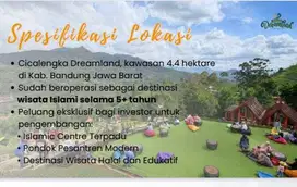 Jual cepat kawasan wisata Quran yang edukatif dan Islami di Cicalengka