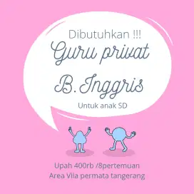 Dicari Guru privat B.inggris