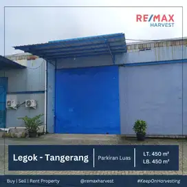 Disewakan Cepat GUDANG LOKASI STRATEGIS Legok - Tangerang