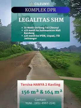 HUNIAN BERKELAS DI CILEUNYI – 2 KAVLING SHM READY