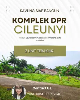 KAVLING PREMIUM TERAKHIR DI CILEUNYI – SHM LEGALITAS AMAN