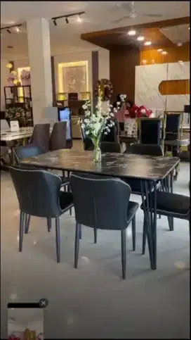 meja makan 6 kursi