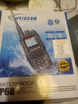 Jual cepat ht weircom wr 88plus sport radio full set