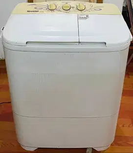 DIJUAL MESIN CUCI SHARP BEKAS ES-T65MW (6 KG)