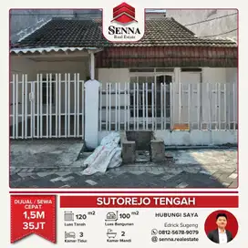 DIJUAL / DISEWAKAN CEPAT BUTUH UANG RUMAH BAGUS SUTOREJO TENGAH