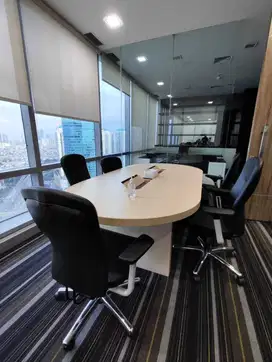 Rent Office Soho Capital Central Park Furnished Mewah