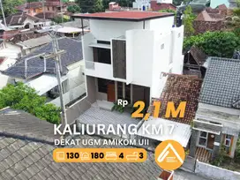 Jual Rumah Jalan Kaliurang Km 7 Dekat Kampus UGM UPN AMIKOM
