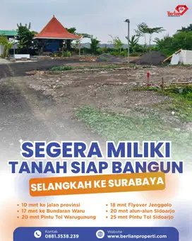 tanah kavling murah sidoarjo