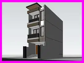 Dhyana Rumah baru ukuran 5x15m di komplek taman ratu