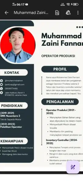 Melamar pekerjaan
