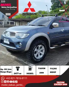 Triton Exceed 4x4 DOUBLE CABIN MT TAHUN 2007