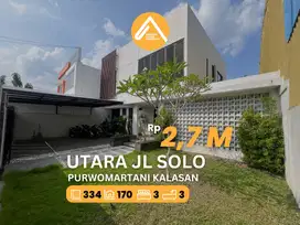 Jual Villa Pinggir Sungai 2 Menit Jalan Solo Strategis