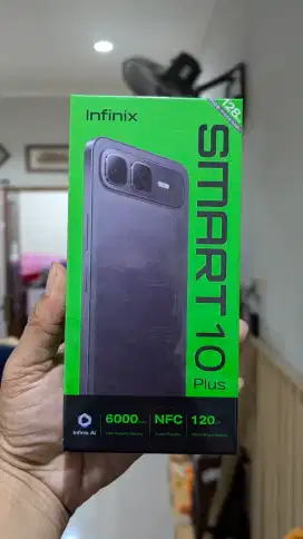 Infinix Smart 10 Plus 8/128GB Baru Garansi Resmi Warna silver