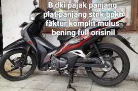 Honda supra x helm in 2013 cw dd asli abu2 hitam B dki pajk panjang