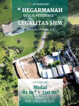 INVESTASI TANAH STRATEGIS DEKAT UNPAD & TOL CISUMDAWU – UNIT TERBATAS