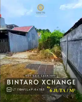 Kavling murah tepi kota area bintaro-ciputat dekat bintaro jaya