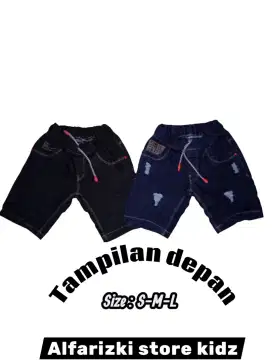 Celana pendek anak laki laki jeans pendek premium