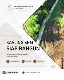 KAVLING PREMIUM BEBAS BANJIR DI JATINANGOR – DEKAT KAMPUS & TOL