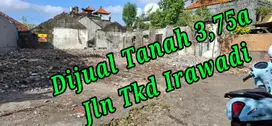 Dijual Tanah 3,75a di Jln Tukad Irawadi Panjer Denpasar Bali