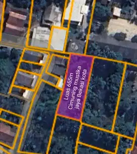 dijual murah tanah di Cimuning mustika jaya Bekasi kota