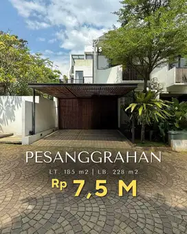 Rumah Fully Furnished Dlm Townhouse di Pesanggrahan Bintaro Jakarta
