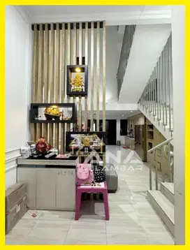 ANA RUMAH BAGUS SEMIFURNISHED UK 5X20M KOMP KAVLING POLRI JELAMBAR kb