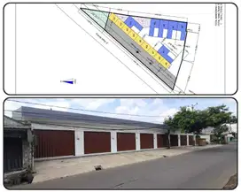 Dijual tanah beserta kiosnya di Jalan Raya Binong Karawaci Tangerang
