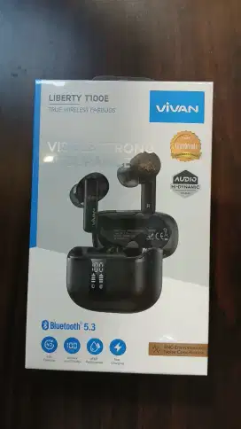 VIVAN Liberty T100E TWS Earphone Headset Headphone Bluetooth 5.3