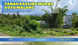 Tanah Lokasi Strategis Malang Kota Harga 150 Jutaan