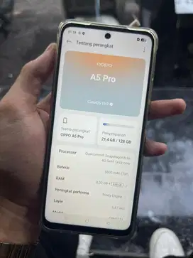 Oppo A5Pro 8+8/128 Fullset Orian Like New