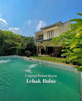 Dijual Tropical House Nyaman dan Asri di Lebak Bulus, Jak-Sel