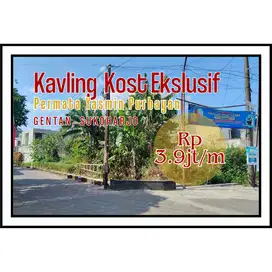 Barat Luwes Gentan, Tanah Kavling cocok bangun Ruko dan Kost