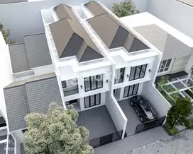 Rumah 2 Lantai Modern Bagus, Baru Gress 100% Manyar Jaya