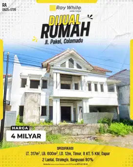 Dijual Rumah Modern di Klodran, Colomadu. Lokasi Srategis!