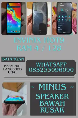 Jual invinix hot 9 4/128