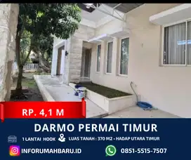 Darmo Permai Timur Hook‼️Jual Rumah 1 Lantai Siap Huni Carport 2 Mobil