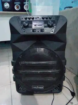 Speaker Bluetooth 15inchi Advance second mulus normal lancar jaya