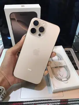 Iphone 16 pro max 256gb dessert second ex ibox garansi panjang
